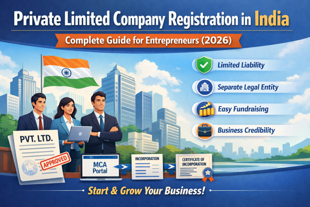 Private Limited Company Registration in India: Complete Guide for Entrepreneurs (2026)