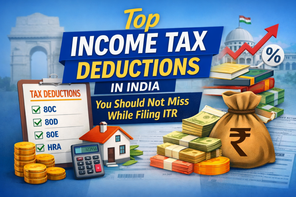 Top Income Tax Deductions in India You Should Not Miss While Filing ITR